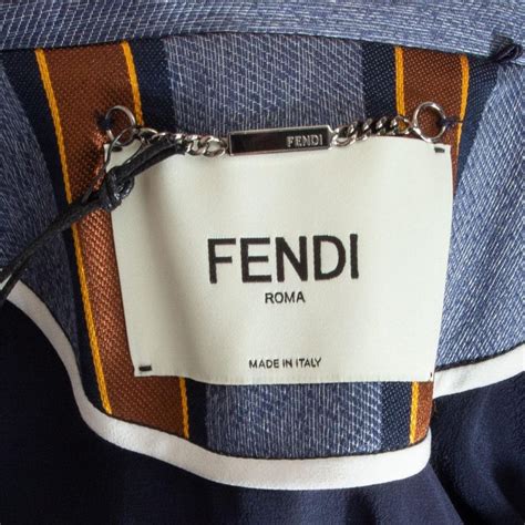 carpet striped jacket fendi